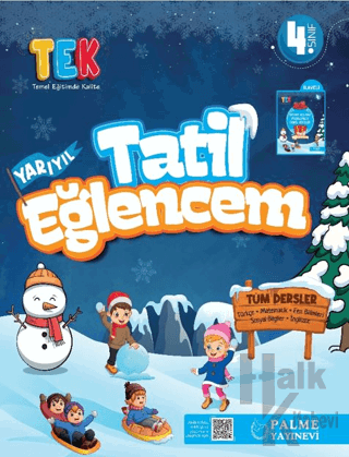 4. Sınıf Tek Yarıyıl Tatil Eğlencem - Halkkitabevi