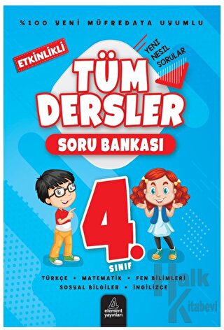 4. Sınıf Tüm Dersler Soru Bankası - Halkkitabevi