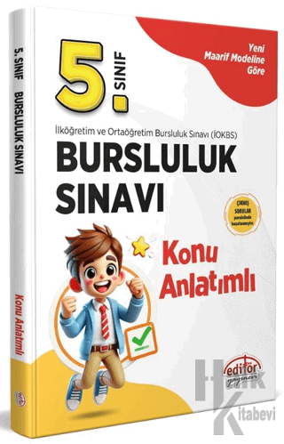 5.Sınıf Bursluluk Sınavı Konu Anlatımlı Karekod Çözümlü - Halkkitabevi