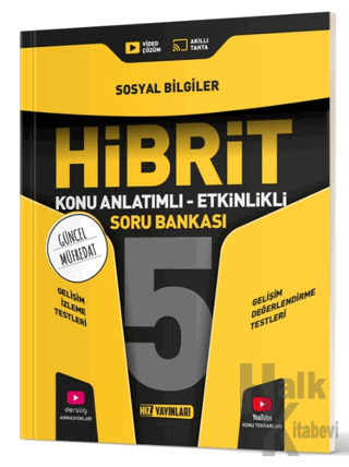 5. Sınıf Hibrit Sosyal Bilgiler Soru Bankası - Halkkitabevi