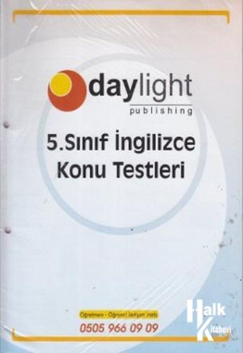 5. Sınıf İngilizce Konu Testleri