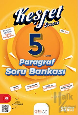 5. Sınıf Keşfet Serisi Paragraf Soru Bankası - Halkkitabevi