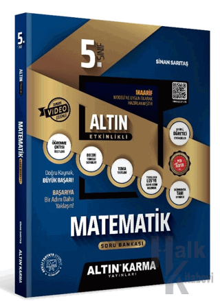 5. Sınıf Matematik Altın Etkinlikli Kazanım Soru Bankası - Halkkitabev