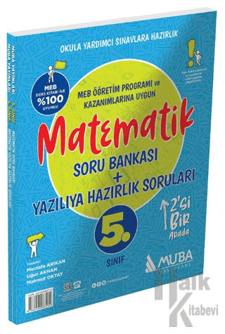 5. Sınıf Matematik Soru Bankası + Yazılıya Hazırlık Soruları 2'si 1 Ar