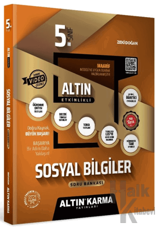 5. Sınıf Sosyal Bilgiler Altın Etkinlikli Kazanım Soru Bankası - Halkk