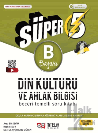 5. Sınıf Süper Din Kültürü ve Ahlak Bilgisi (B) Beceri Temelli Soru Kitabı