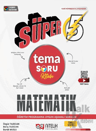 5. Sınıf Süper Matematik Tema Soru Kitabı - Halkkitabevi