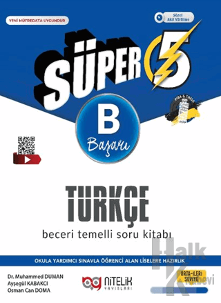 5. Sınıf Süper Türkçe Beceri Temelli Soru Kitabı - Halkkitabevi