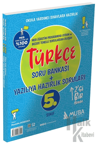 5. Sınıf Türkçe Soru Bankası + Yazılıya Hazırlık Soruları 2'si 1 Arada