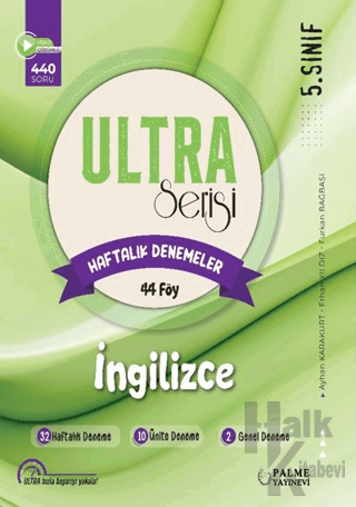 5. Sınıf Ultra İngilizce Haftalık Denemeler 44 Föy