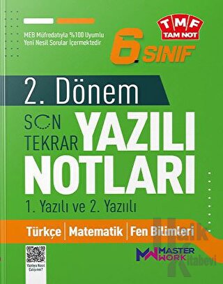 6. Sınıf 2. Dönem 1. ve 2. Yazılı Notları Son Tekrar