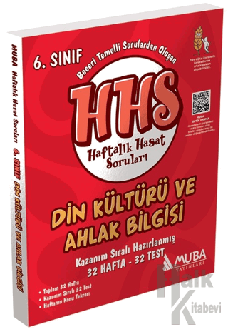 6. Sınıf Din Kültürü Haftalık Hasat Soruları HHS - Halkkitabevi