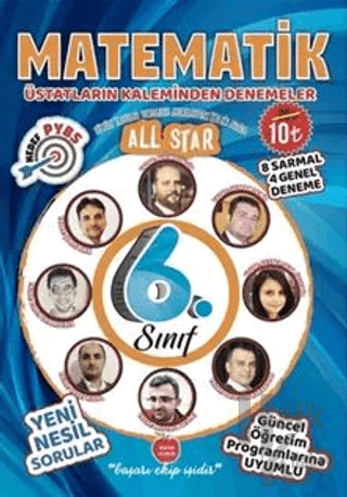 6. Sınıf Matematik All Star Denemeler - Halkkitabevi