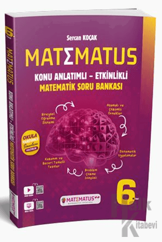 6. Sınıf Matematik Konu Anlatımlı Etkinlikli Soru Bankası - Halkkitabe