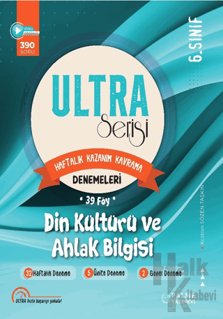 6. Sınıf Ultra Serisi Din Kültürü ve Ahlak Bilgisi Denemeleri 39 Föy -