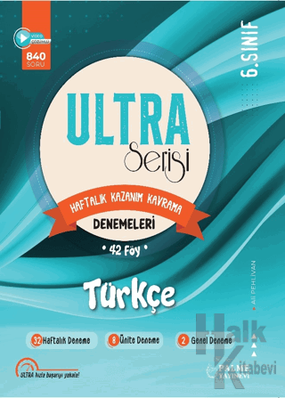 6. Sınıf Ultra Serisi Türkçe Denemeleri 42 Föy - Halkkitabevi