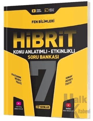 7. Sınıf Fen Bilimleri HİBRİT Konu Anlatımlı Etkinlikli Soru Bankası -