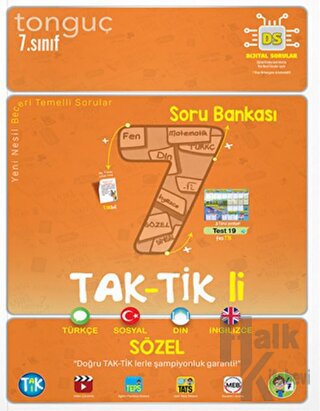 7. Sınıf Taktikli Sözel Soru Bankası Tonguç Akademi - Halkkitabevi