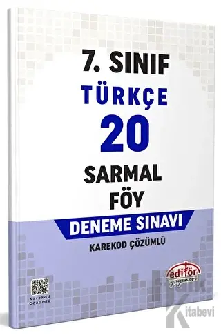 7. Sınıf Türkçe 20 Sarmal Föy Deneme Sınavı