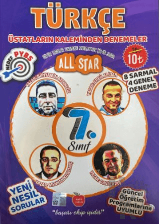 7.Sınıf Türkçe All Star Denemeler - Halkkitabevi