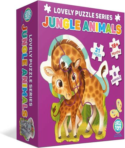 Lovely Puzzle Jungle Animals (Orman Hayvanları)