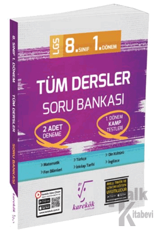 8. Sınıf 1. Dönem Tüm Dersler Soru Bankası