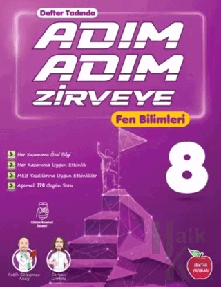 8. Sınıf Adım Adım Zirveye Fen Bilimleri Soru Bankası - Halkkitabevi