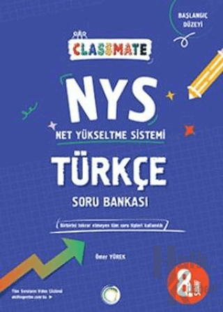 8. Sınıf Classmate Net Yükseltme Sistemi Türkçe Soru Bankası - Halkkit