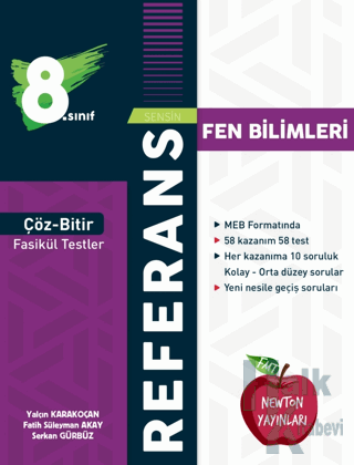 8. Sınıf Çöz Bitir Referans Fen Bilimleri Fasikül Testler - Halkkitabe