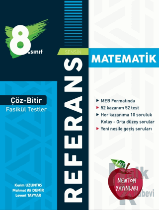 8. Sınıf Çöz Bitir Referans Matematik Fasikül Testler - Halkkitabevi