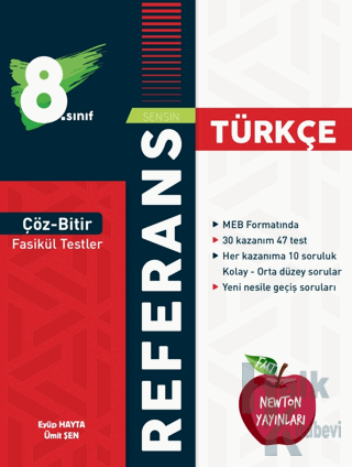 8. Sınıf Çöz Bitir Referans Türkçe Fasikül Testler - Halkkitabevi