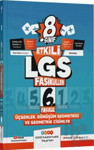 8. Sınıf Etkili LGS Fasikülleri Üçgenler Dönüşüm Geometrisi ve Geometr