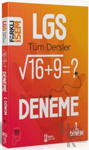 8. Sınıf Farklı İsem 1. Dönem 5 Deneme - Halkkitabevi