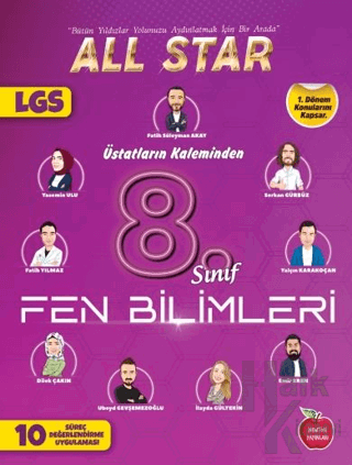 8. Sınıf Fen Bilimleri 1.Dönem 10 Süreç Değerlendirme Denemesi Üstatla