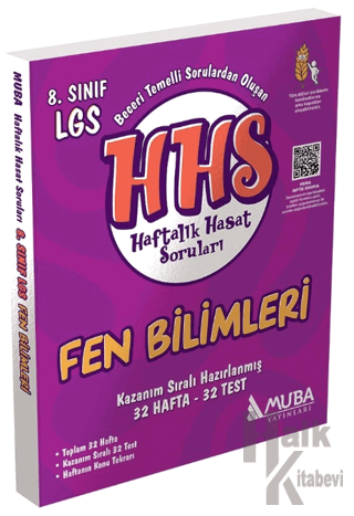 8. Sınıf Fen Bilimleri Haftalık Hasat Soruları HHS - Halkkitabevi