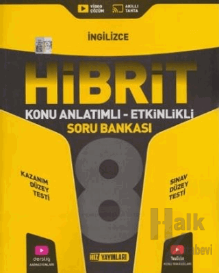 8. Sınıf İngilizce HİBRİT Konu Anlatımlı Etkinlikli Soru Bankası