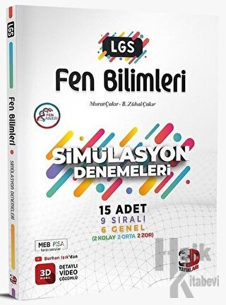 8. Sınıf LGS Fen Bilimleri Simülasyon 15 Deneme