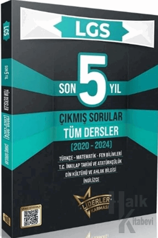 Liderler Karması LGS Son 5 Yıl Tüm Dersler Çıkmış Sorular