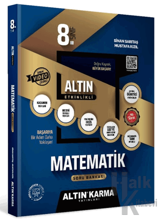 8. Sınıf Matematik Altın Etkinlikli Kazanım Soru Bankası