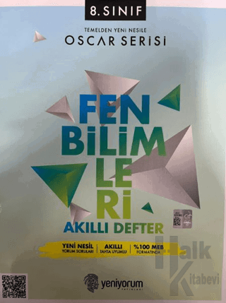 8. Sınıf Oscar Serisi Fen Bilimleri Akıllı Defter - Halkkitabevi