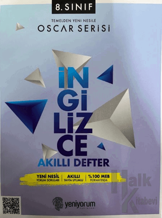 8. Sınıf Oscar Serisi İngilizce Akıllı Defter - Halkkitabevi