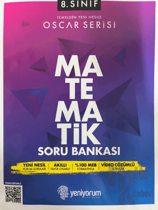 8. Sınıf Oscar Serisi Matematik Soru Bankası - Halkkitabevi