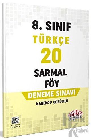 8. Sınıf Türkçe 20 Sarmal Föy Deneme Sınavı