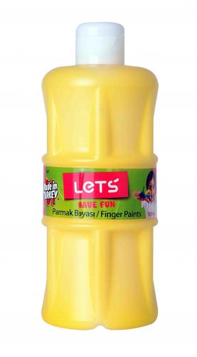 LETS Parmak Boyası 500 ml. Sarı / L-5002 - Halkkitabevi