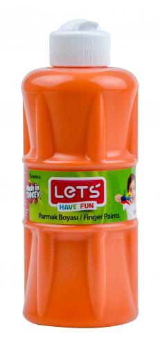 LETS Parmak Boyası 250 ml Turuncu / L-5603 - Halkkitabevi