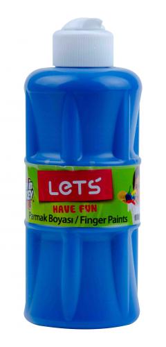 LETS Parmak Boyası 250 ml Mavi / L-5606 - Halkkitabevi