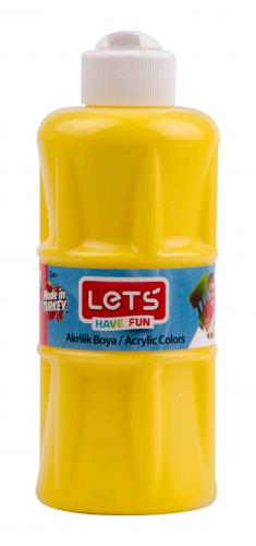 LETS Akrilik Boya 250 Ml Sarı / L-5702 - Halkkitabevi