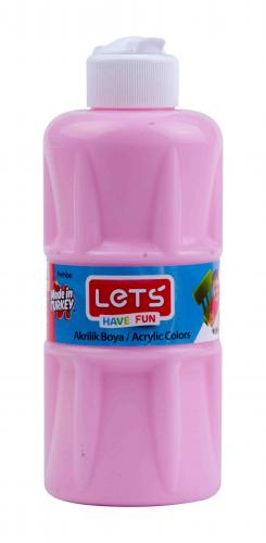 LETS Akrilik Boya 250 Ml Pembe / L-5710 - Halkkitabevi