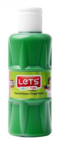 LETS Parmak Boya 100 ml. - Yeşil / L-5657 - Halkkitabevi