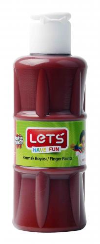 LETS Parmak Boya 100 ml. - Kahve / L-5658 - Halkkitabevi